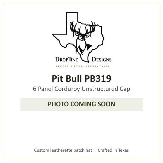 Photo coming soon: Pit Bull PB319 6 Panel Corduroy Unstructured Cap