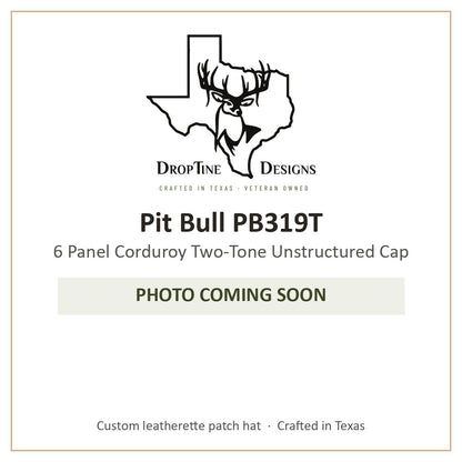 Photo coming soon: Pit Bull PB319T 6 Panel Corduroy Two-Tone Unstructured Cap