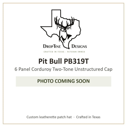 Photo coming soon: Pit Bull PB319T 6 Panel Corduroy Two-Tone Unstructured Cap