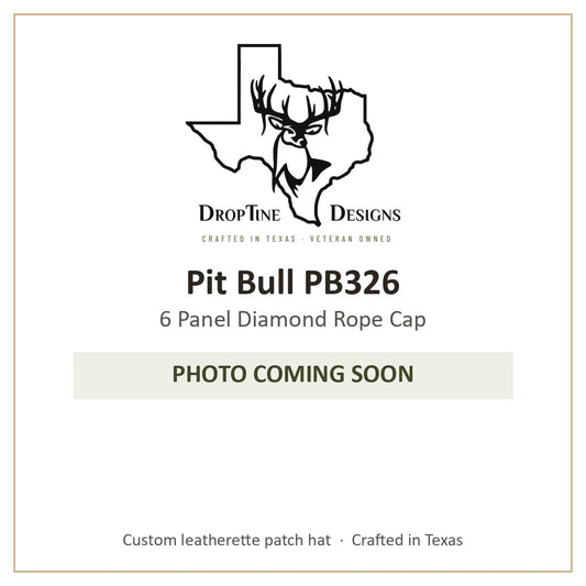 Photo coming soon: Pit Bull PB326 6 Panel Diamond Rope Cap