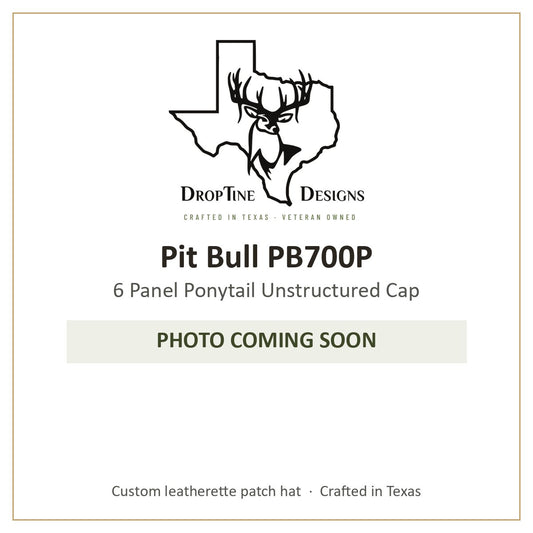 Photo coming soon: Pit Bull PB700P 6 Panel Ponytail Unstructured Cap