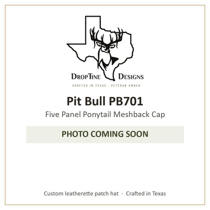 Photo coming soon: Pit Bull PB701 Five Panel Ponytail Meshback Cap