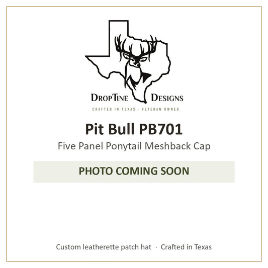 Photo coming soon: Pit Bull PB701 Five Panel Ponytail Meshback Cap