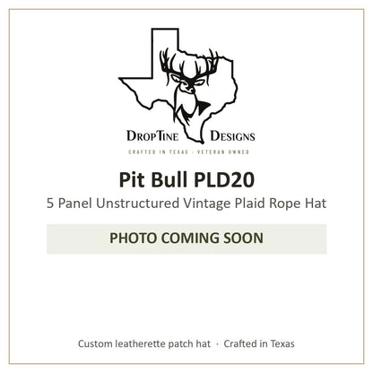 Photo coming soon: Pit Bull PLD20 5 Panel Unstructured Vintage Plaid Rope Hat