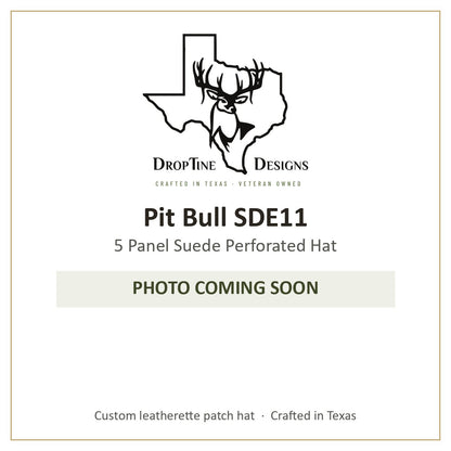 Photo coming soon: Pit Bull SDE11 5 Panel Suede Perforated Hat