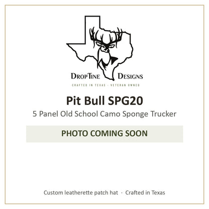 Photo coming soon: Pit Bull SPG20 5 Panel Old School Camo Sponge Trucker