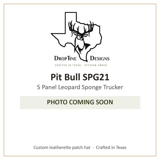 Photo coming soon: Pit Bull SPG21 5 Panel Leopard Sponge Trucker