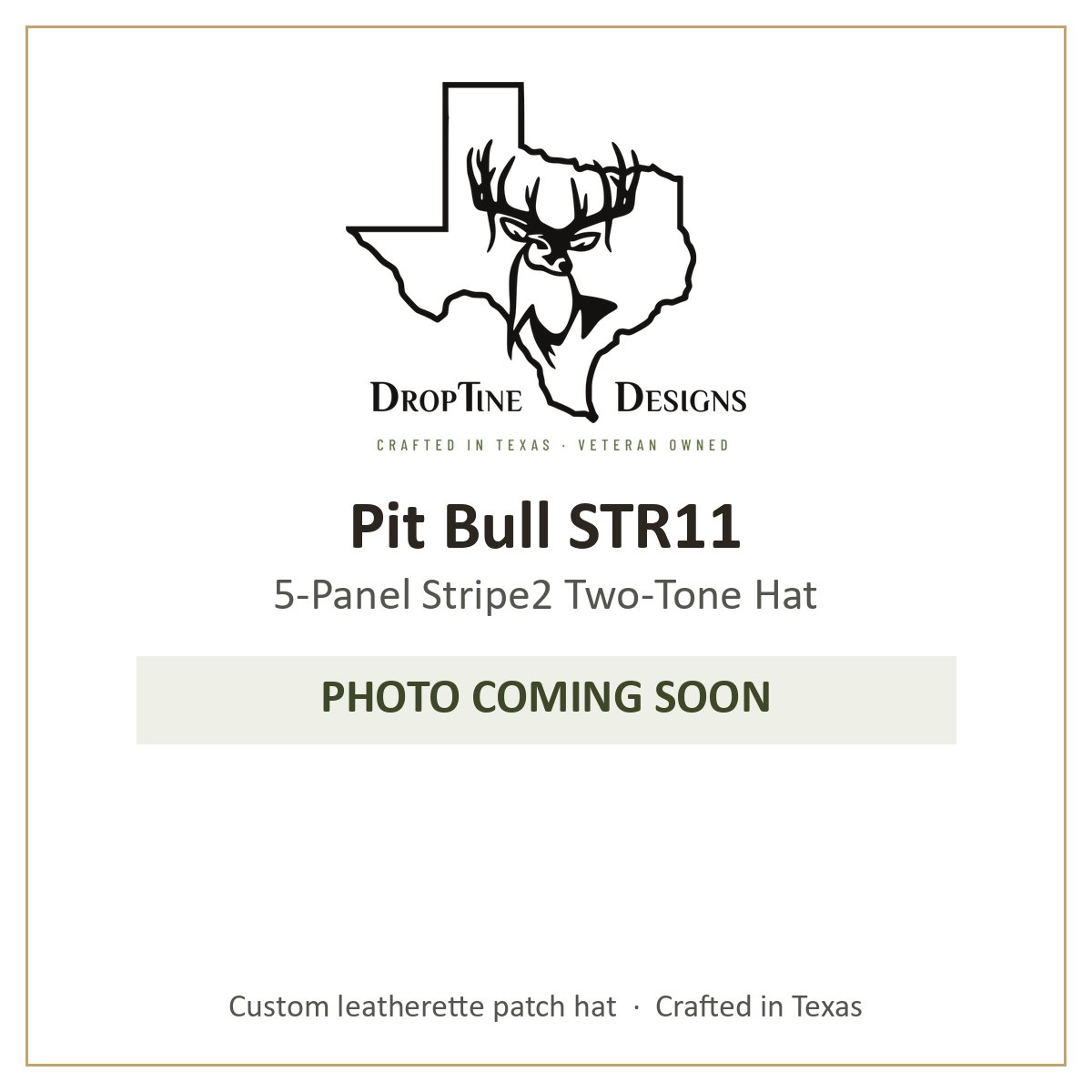 Photo coming soon: Pit Bull STR11 5-Panel Stripe2 Two-Tone Hat