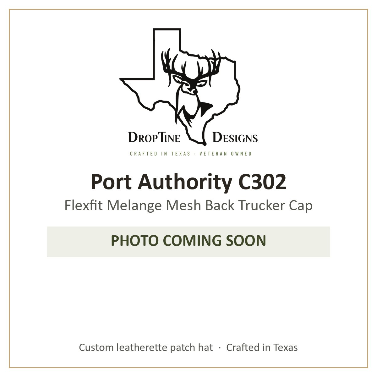 Photo coming soon: Port Authority C302 Flexfit Melange Mesh Back Trucker Cap