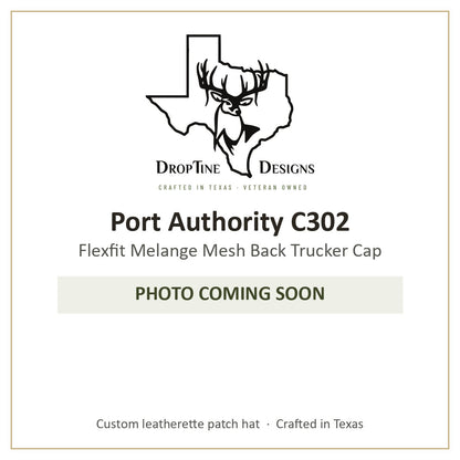 Photo coming soon: Port Authority C302 Flexfit Melange Mesh Back Trucker Cap