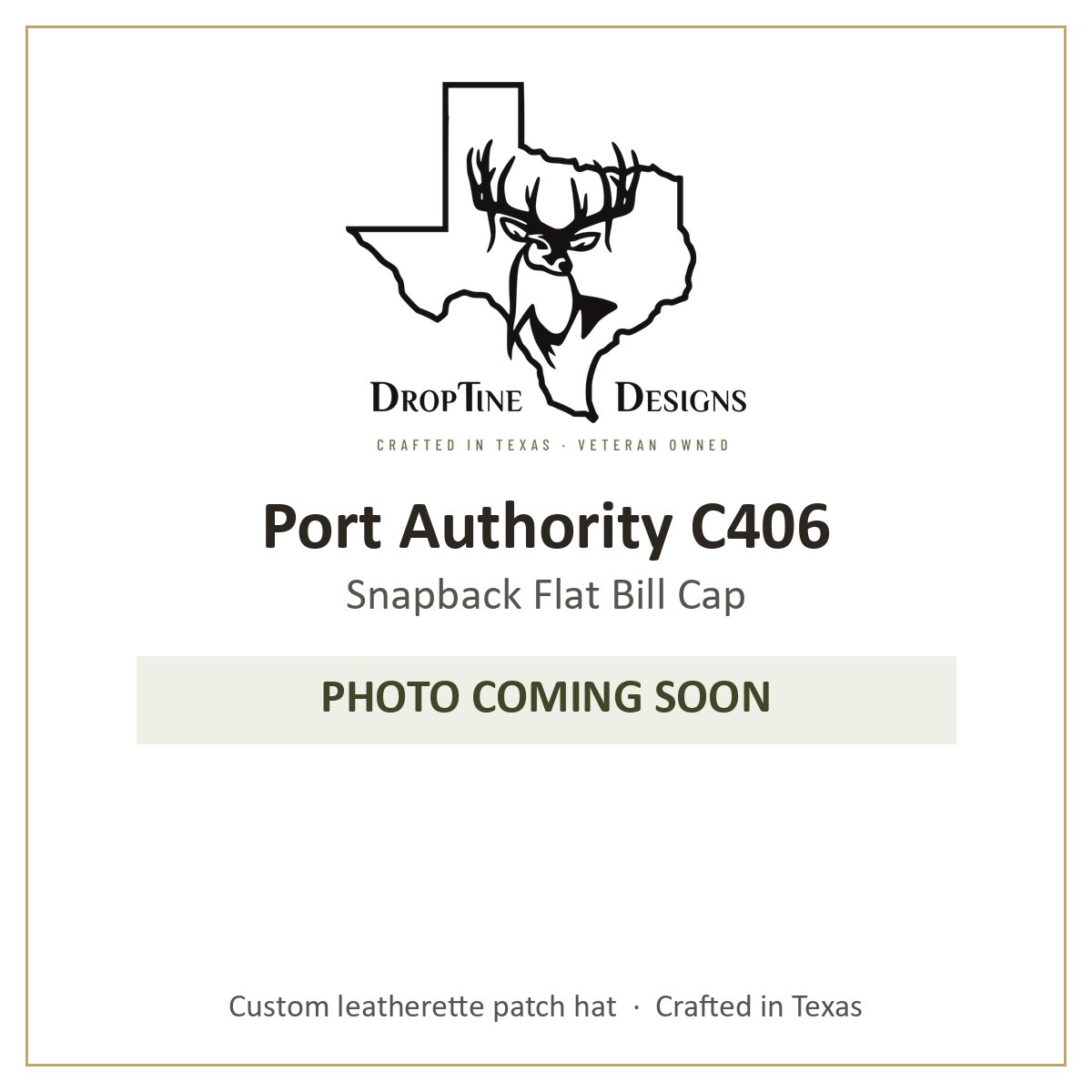 Photo coming soon: Port Authority C406 Snapback Flat Bill Cap