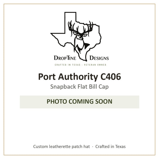 Photo coming soon: Port Authority C406 Snapback Flat Bill Cap