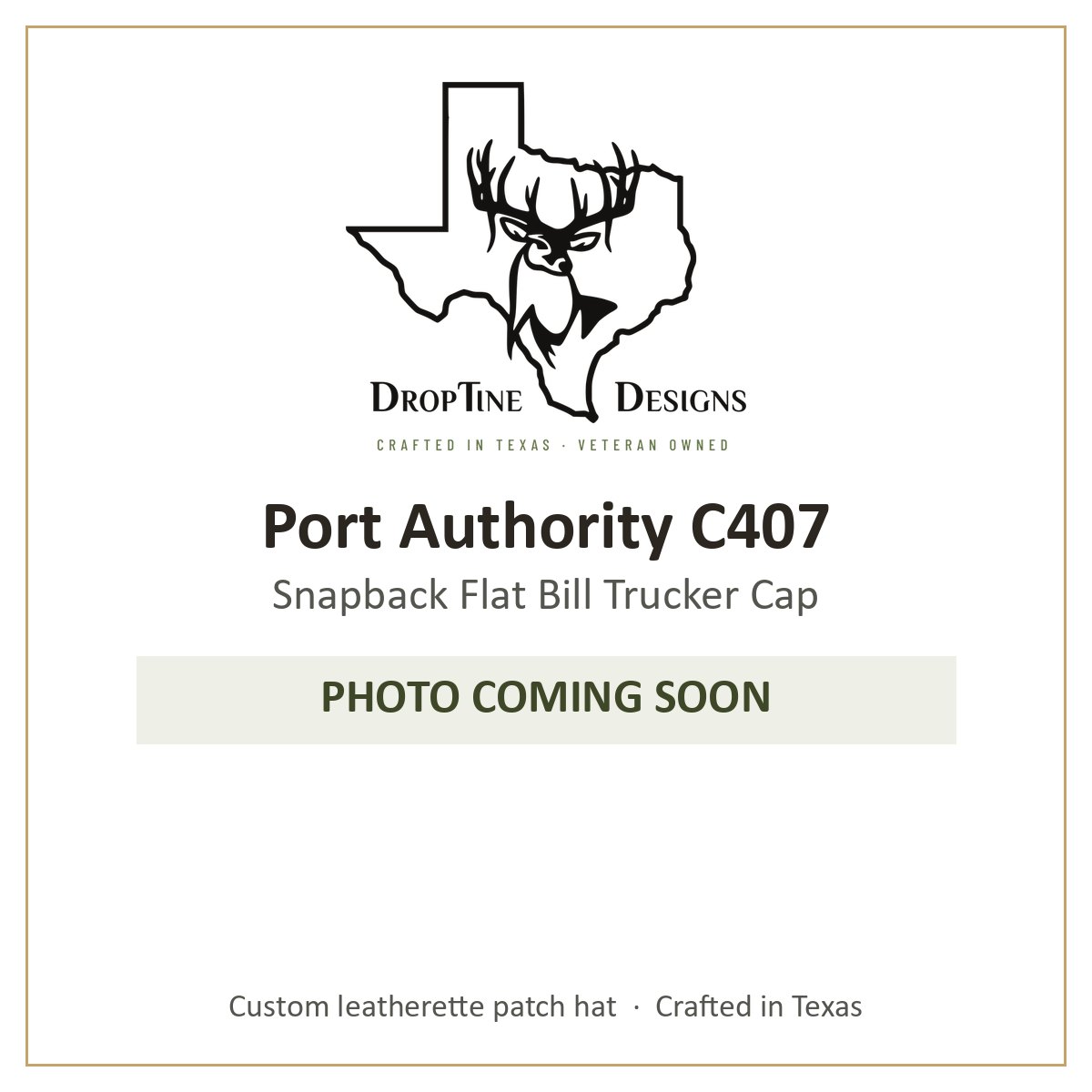 Photo coming soon: Port Authority C407 Snapback Flat Bill Trucker Cap