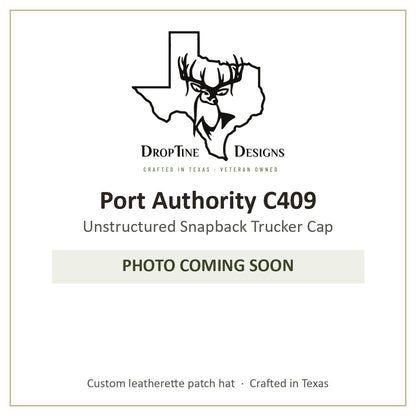 Photo coming soon: Port Authority C409 Unstructured Snapback Trucker Cap