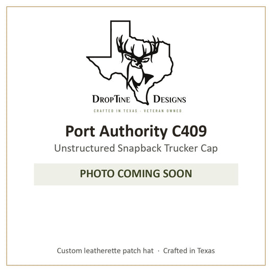 Photo coming soon: Port Authority C409 Unstructured Snapback Trucker Cap