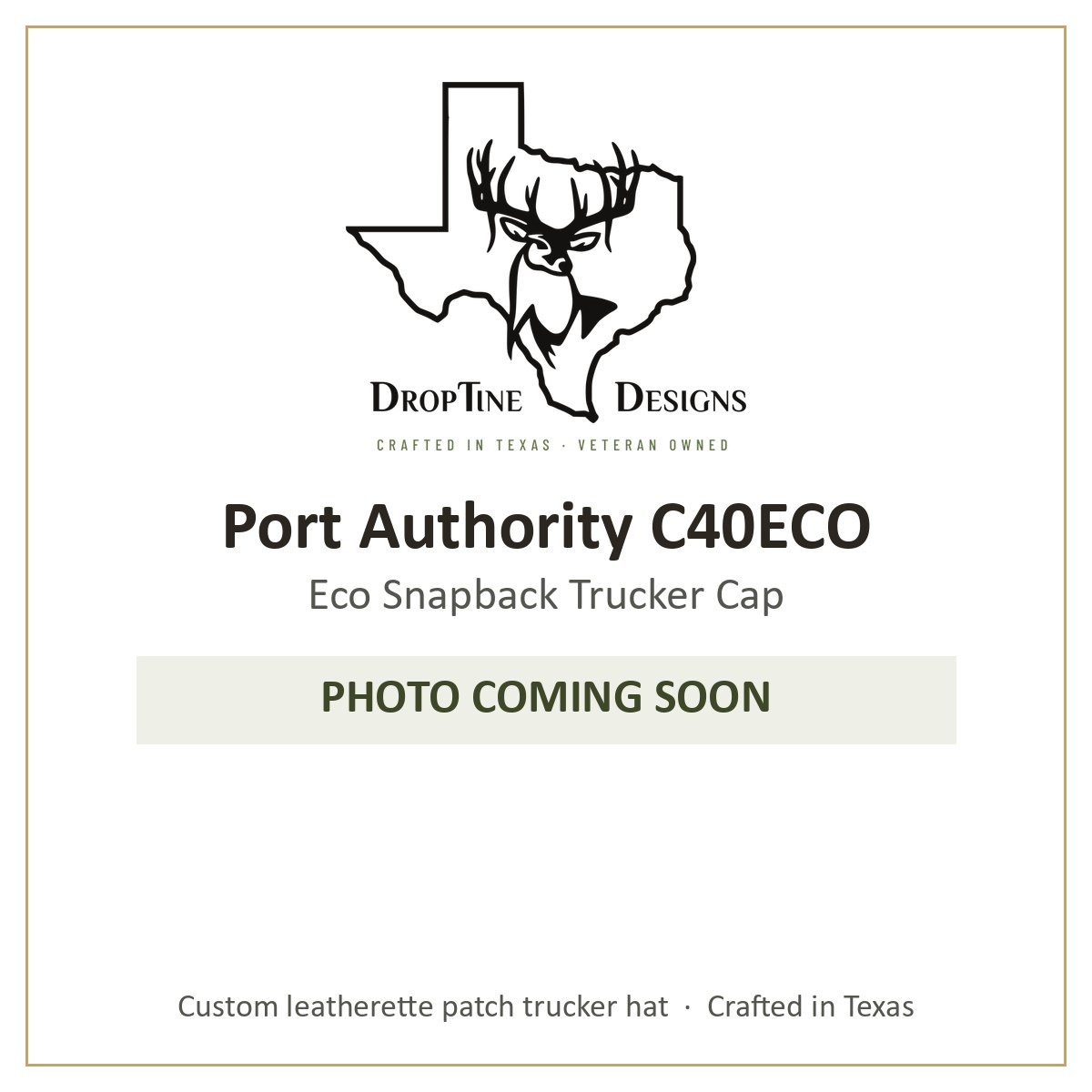 Photo coming soon: Port Authority C40ECO Eco Snapback Trucker Cap