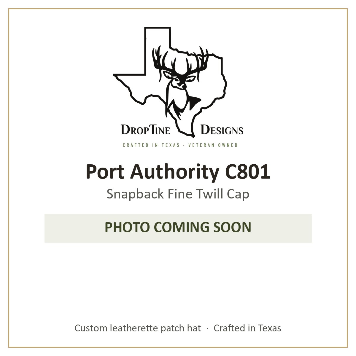 Photo coming soon: Port Authority C801 Snapback Fine Twill Cap