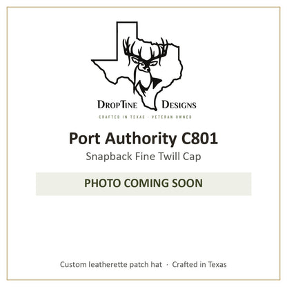 Photo coming soon: Port Authority C801 Snapback Fine Twill Cap