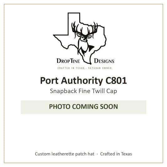 Photo coming soon: Port Authority C801 Snapback Fine Twill Cap