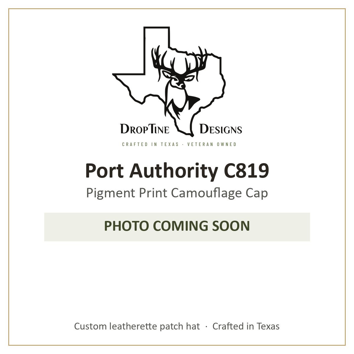 Photo coming soon: Port Authority C819 Pigment Print Camouflage Cap