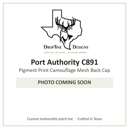 Photo coming soon: Port Authority C891 Pigment Print Camouflage Mesh Back Cap