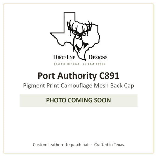 Photo coming soon: Port Authority C891 Pigment Print Camouflage Mesh Back Cap