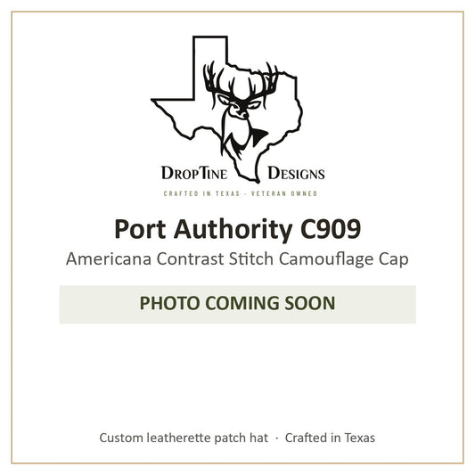 Photo coming soon: Port Authority C909 Americana Contrast Stitch Camouflage Cap