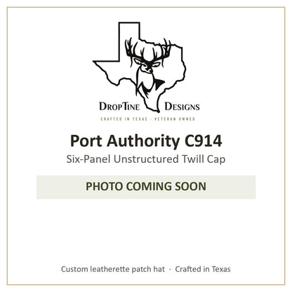 Photo coming soon: Port Authority C914 Six-Panel Unstructured Twill Cap