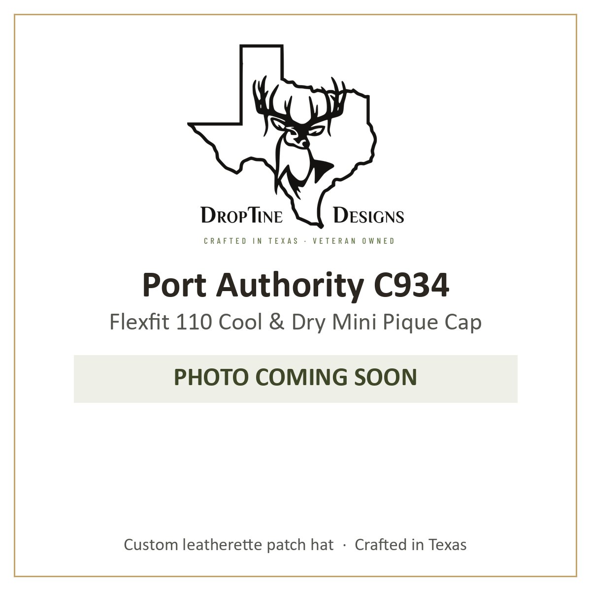 Photo coming soon: Port Authority C934 Flexfit 110 Cool & Dry Mini Pique Cap