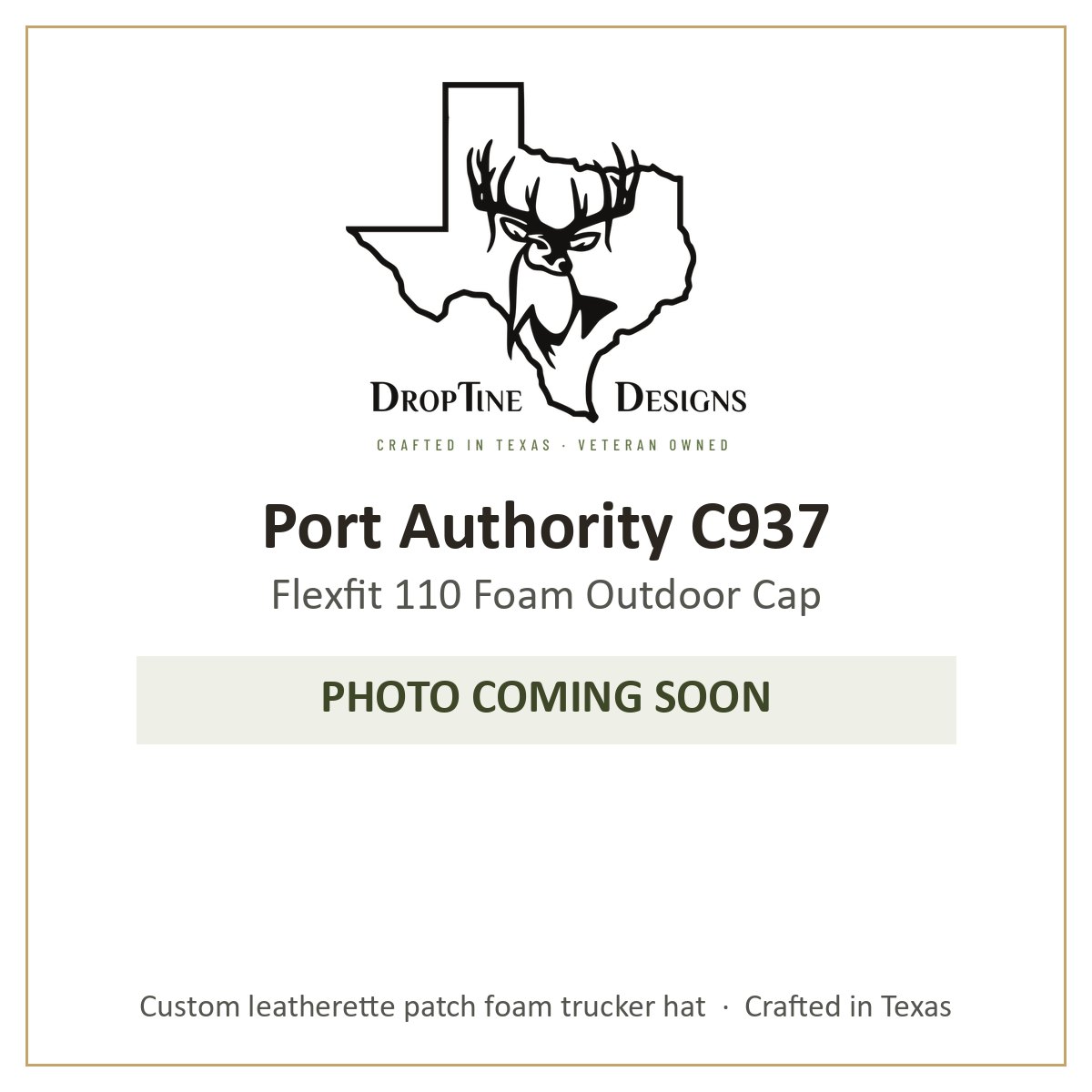 Photo coming soon: Port Authority C937 Flexfit 110 Foam Outdoor Cap
