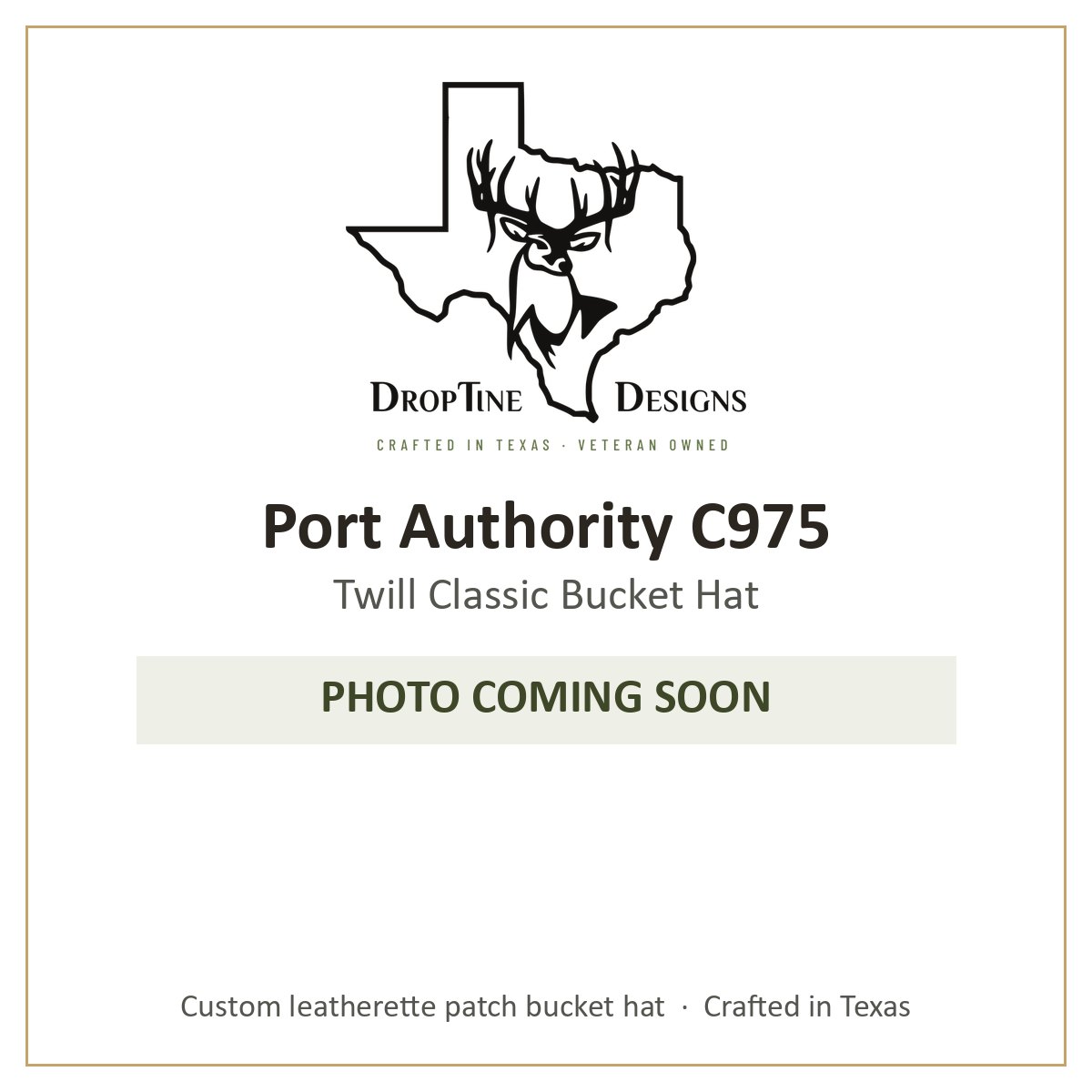 Photo coming soon: Port Authority C975 Twill Classic Bucket Hat