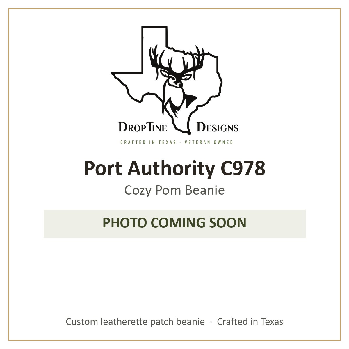 Photo coming soon: Port Authority C978 Cozy Pom Beanie