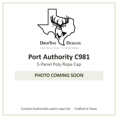 Photo coming soon: Port Authority C981 5-Panel Poly Rope Cap