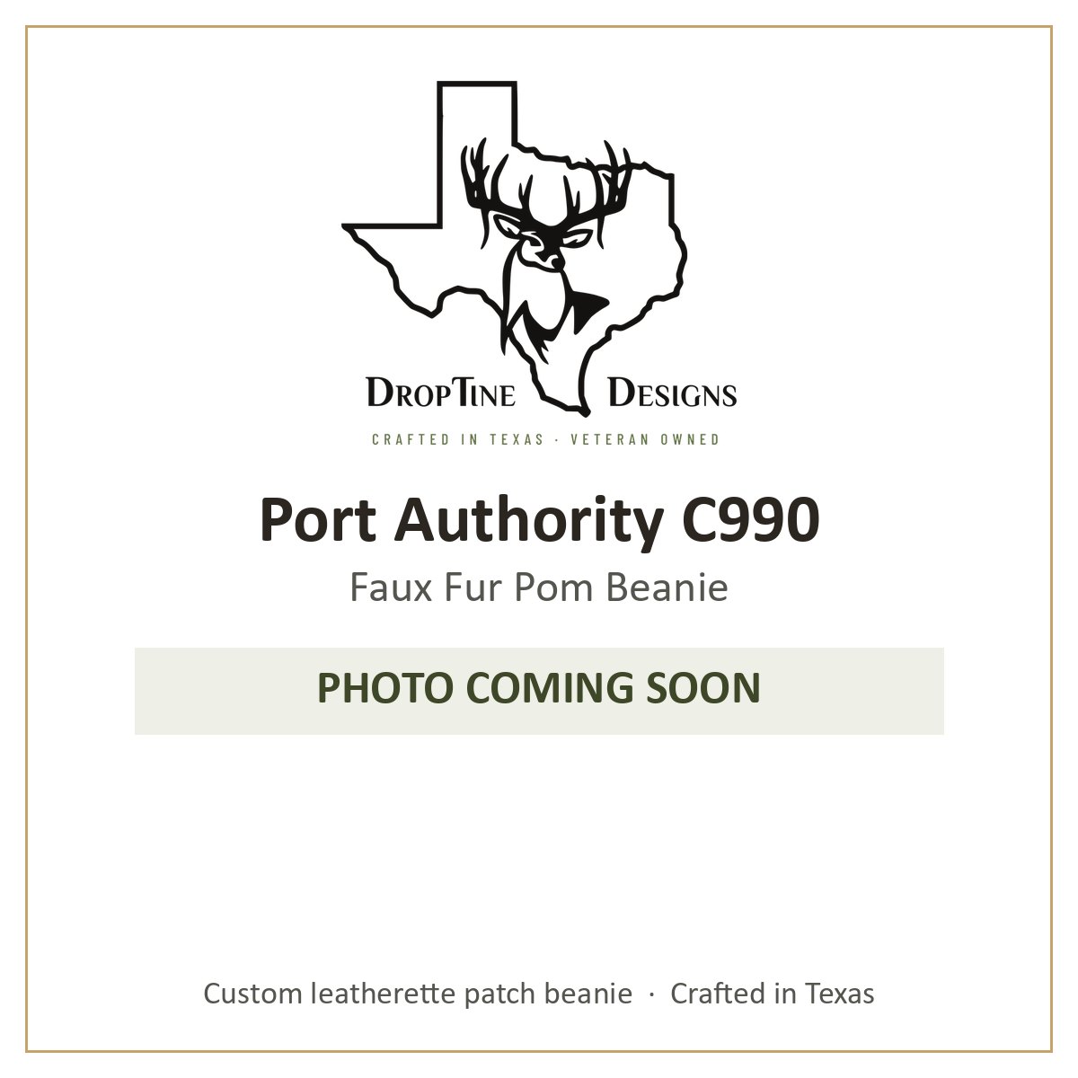 Photo coming soon: Port Authority C990 Faux Fur Pom Beanie