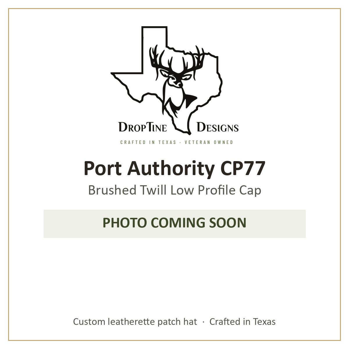 Photo coming soon: Port Authority CP77 Brushed Twill Low Profile Cap