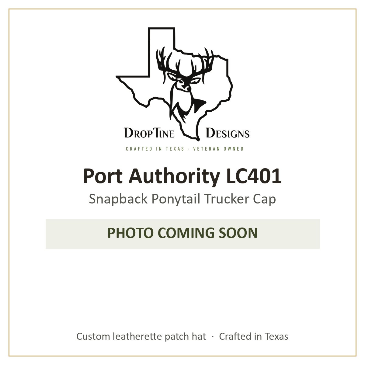 Photo coming soon: Port Authority LC401 Snapback Ponytail Trucker Cap