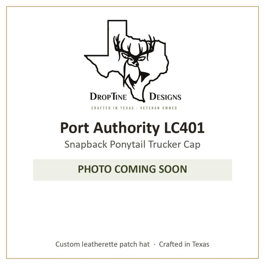 Photo coming soon: Port Authority LC401 Snapback Ponytail Trucker Cap