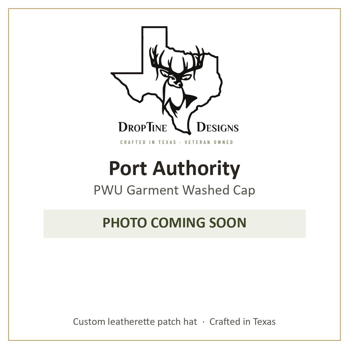 Photo coming soon: Port Authority PWU Garment Washed Cap