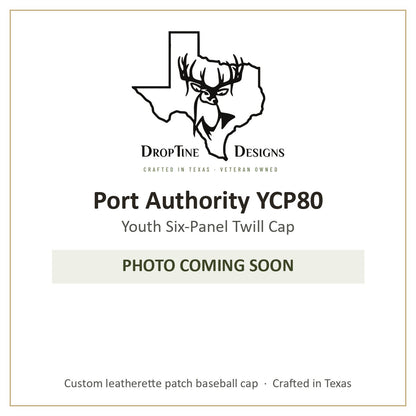Photo coming soon: Port Authority YCP80 Youth Six-Panel Twill Cap