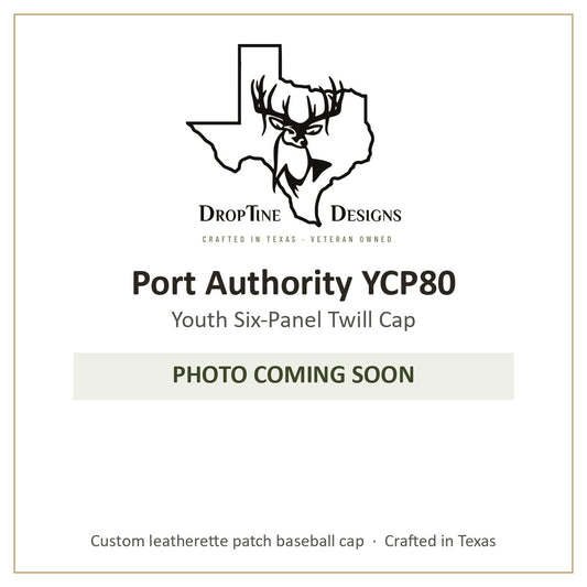 Photo coming soon: Port Authority YCP80 Youth Six-Panel Twill Cap