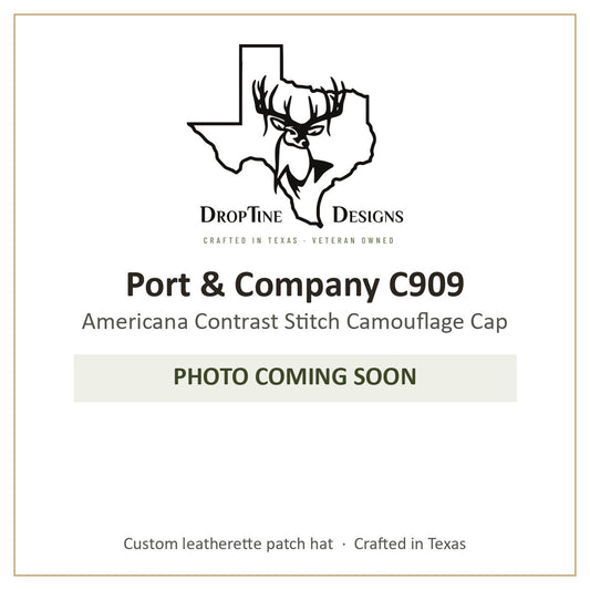 Photo coming soon: Port & Company C909 Americana Contrast Stitch Camouflage Cap
