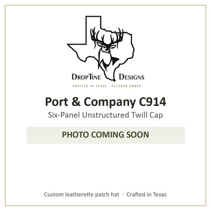 Photo coming soon: Port & Company C914 Six-Panel Unstructured Twill Cap