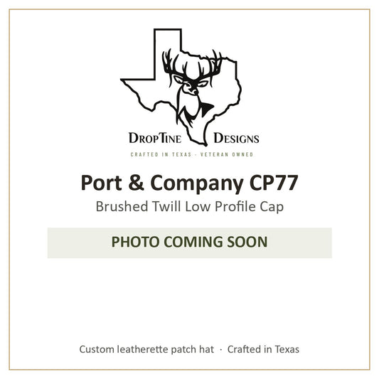 Photo coming soon: Port & Company CP77 Brushed Twill Low Profile Cap