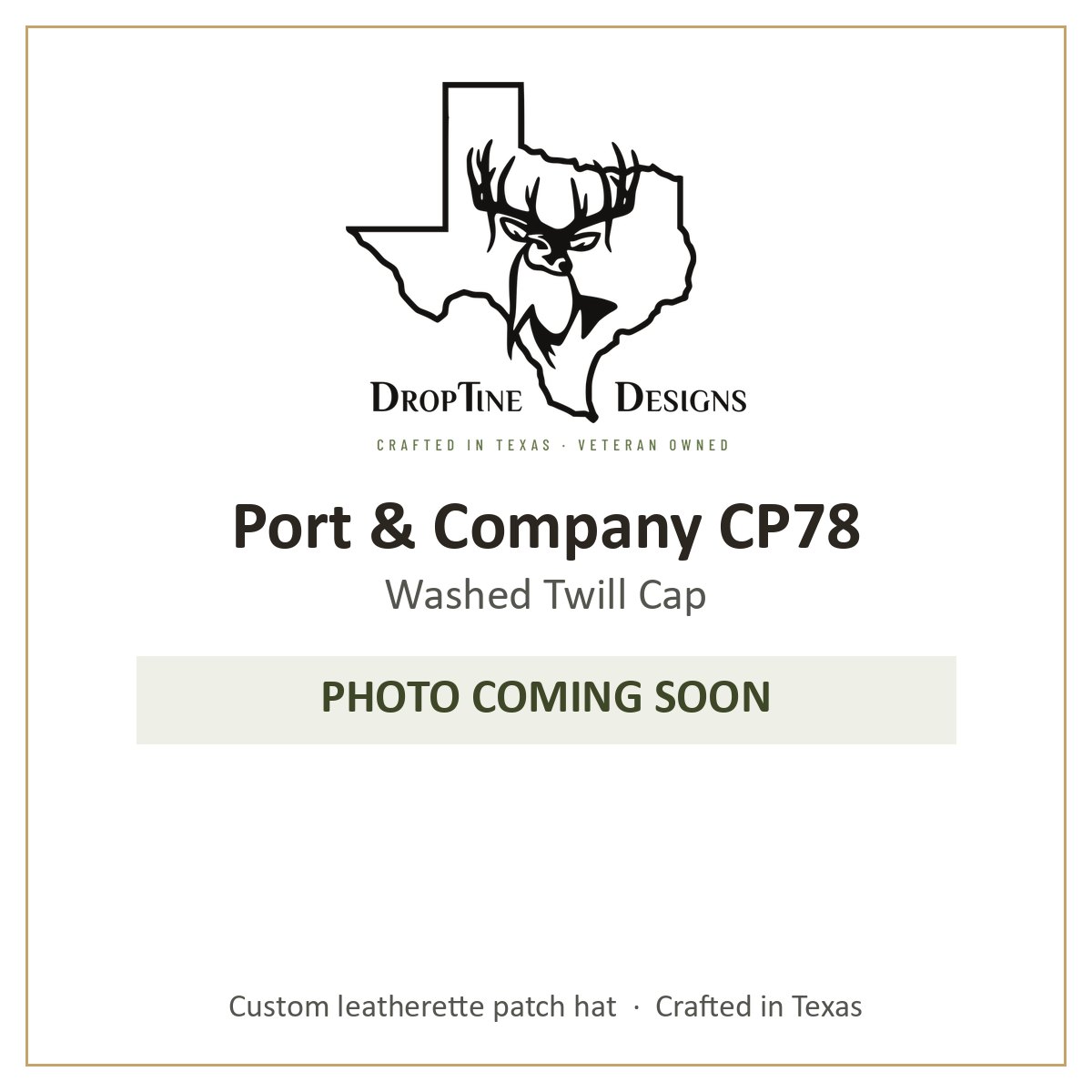 Photo coming soon: Port & Company CP78 Washed Twill Cap