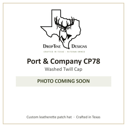 Photo coming soon: Port & Company CP78 Washed Twill Cap