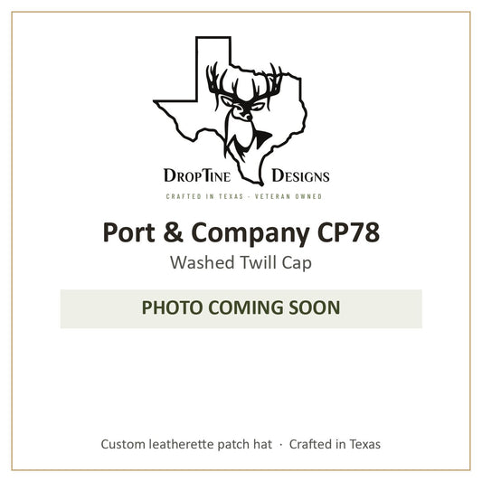 Photo coming soon: Port & Company CP78 Washed Twill Cap