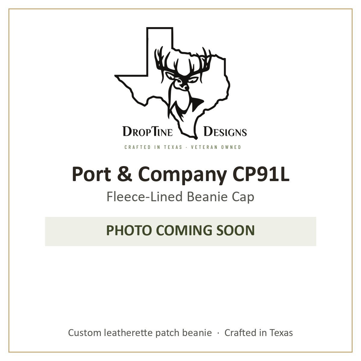 Photo coming soon: Port & Company CP91L Fleece-Lined Beanie Cap