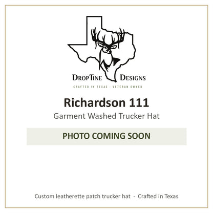 Photo coming soon: Richardson 111 Garment Washed Trucker Hat