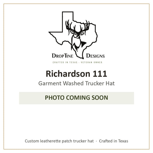 Photo coming soon: Richardson 111 Garment Washed Trucker Hat