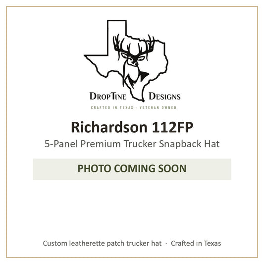 Photo coming soon: Richardson 112FP 5-Panel Premium Trucker Snapback Hat